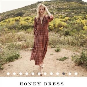 Doen honey plaid dress